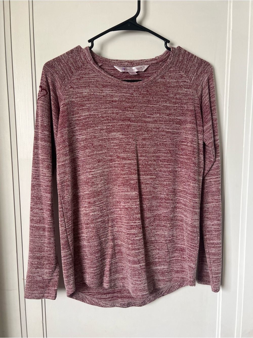 Women's Marled Crewneck Sweatshirt - Pink